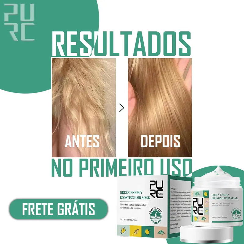 Hair Mask Pure® - Tratamento Capilar Intensivo (QUEIMA DE ESTOQUE 🔥)