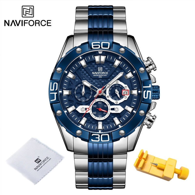 Relógio Masculino de Aço NaviForce