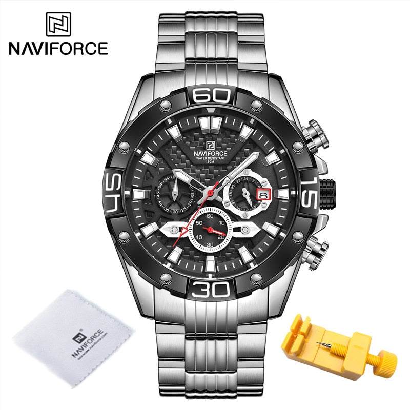 Relógio Masculino de Aço NaviForce